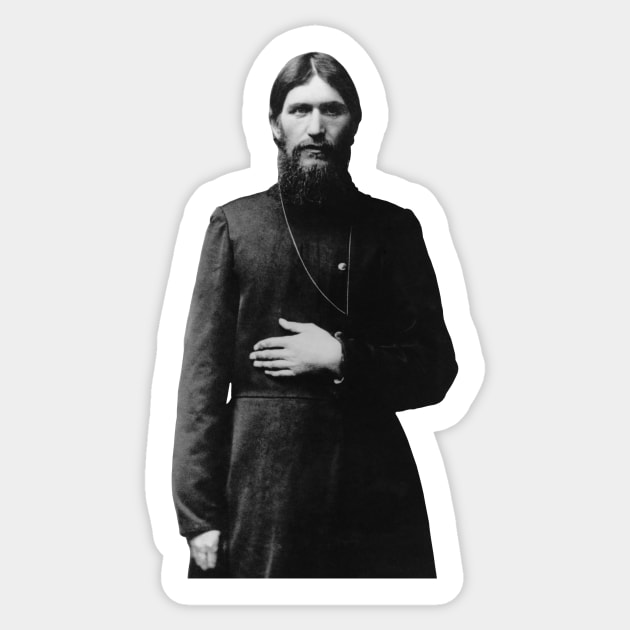 Rasputin The Mad Monk Sticker by warishellstore